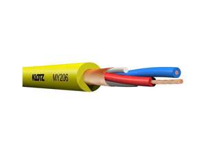 Klotz MY206GE 2x0,22mm² Mikrofon Kablosu (Sarı) - 1