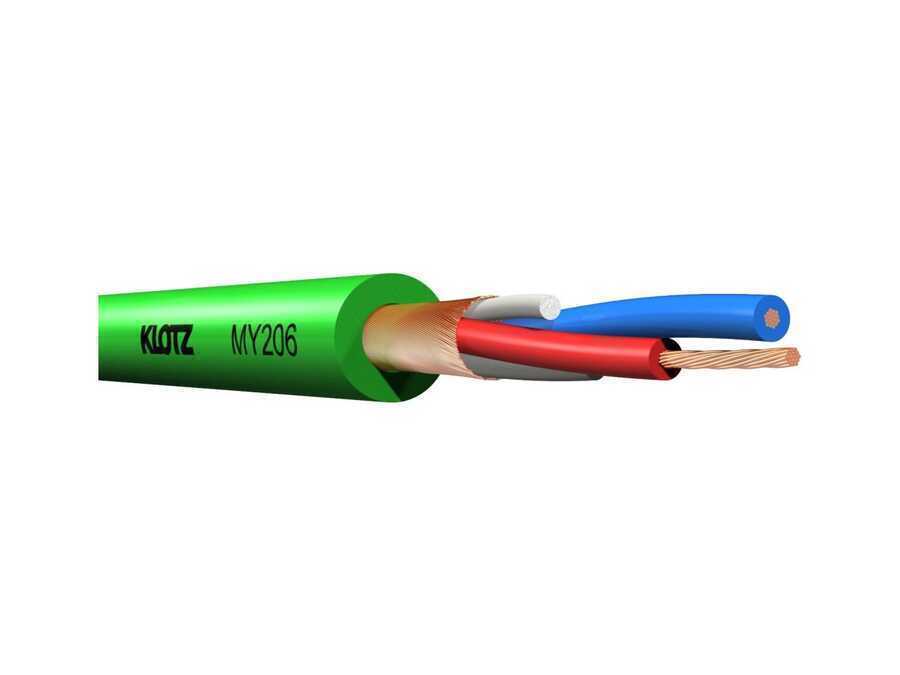 Klotz - Klotz MY206GN 2x0,22mm² Mikrofon Kablosu (Yeşil)