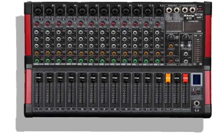 König K-12 FX 12 Kanal DEC Mikser - König