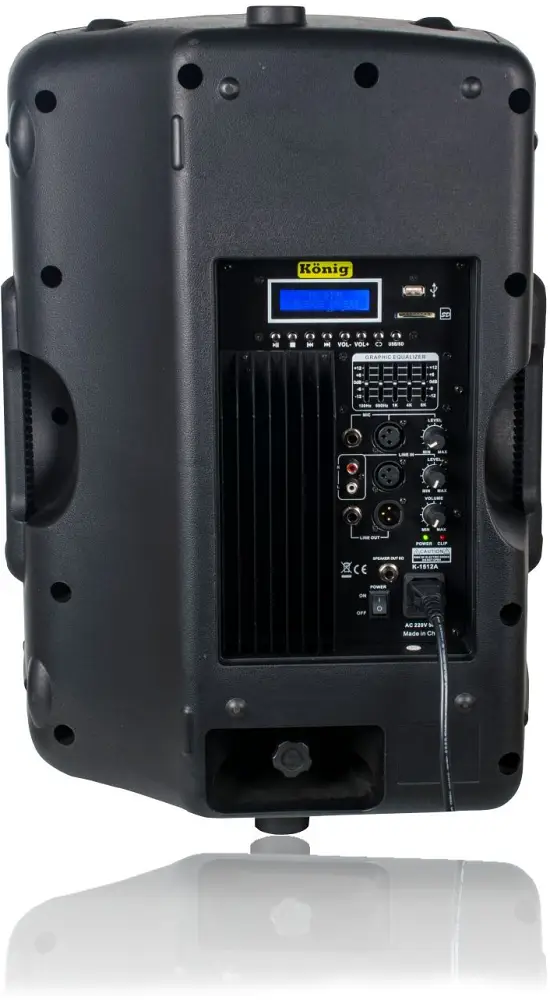 König K-1512A 12'' 300W Aktif Kabin (USB/SD) - 2