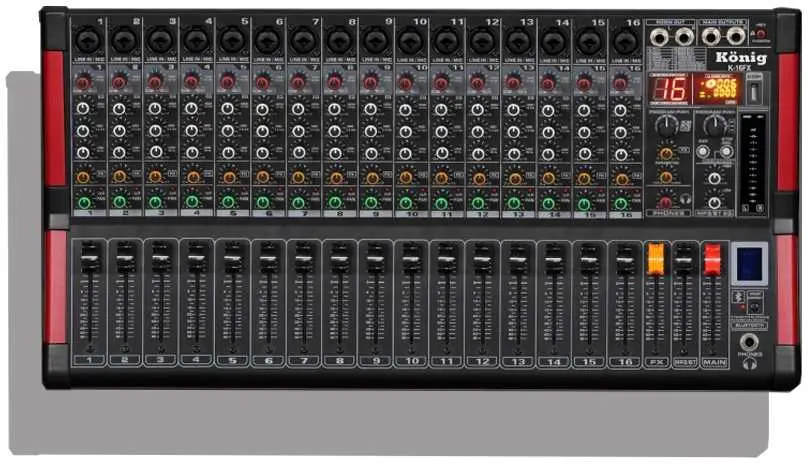 König K-16 FX 16 Kanal DEC Mikser - König