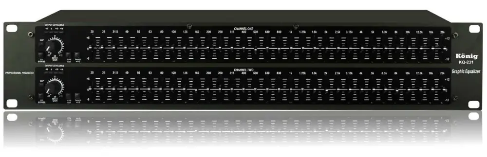 König KQ-231 GRAPHIC EQ 2X31 Bant Grafik Ekolayzer - König