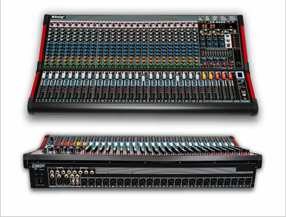 König KS-2400 24 Kanal DEC Mikser (Çift Efek) - König