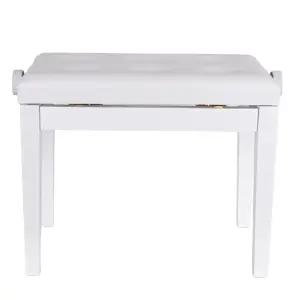 KOZMOS DX15-WH Ayarlı Piyano Taburesi - Beyaz - 5