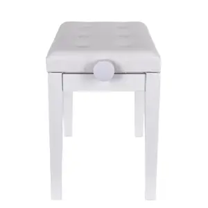 KOZMOS DX15-WH Ayarlı Piyano Taburesi - Beyaz - 6