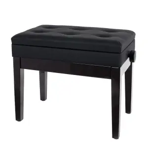 KOZMOS DX16-RW Ayarlı Piyano Taburesi - Kahverengi - Siyah - 1