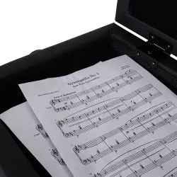 KOZMOS DX16-RW Ayarlı Piyano Taburesi - Kahverengi - Siyah - 5
