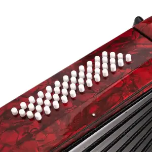 KOZMOS HC3448 H Serisi 34 Tuş-48 Bas Kırmızı Akordiyon - 5