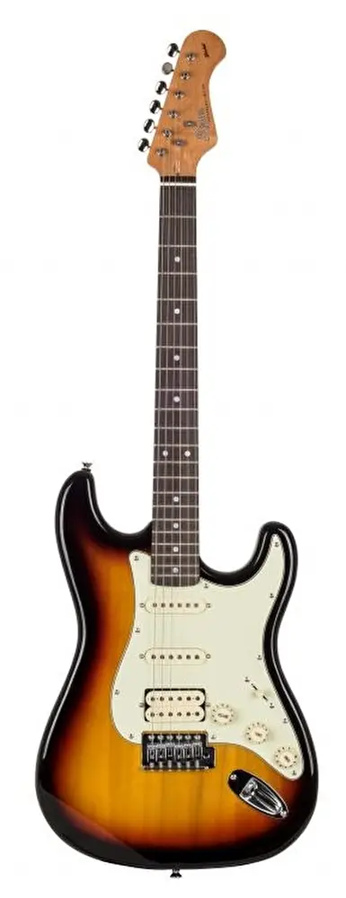 Kozmos - Kozmos KST-62HSS-GRWN-3TS Elektro Gitar
