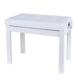 KOZMOS P-310-WH Ayarlı Piyano Taburesi - Beyaz - Kozmos
