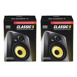 KRK CLASSIC 5 Aktif 5 inç 50W 2-Yollu Stüdyo Monitör (Çift) - 11