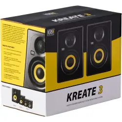 KRK Kreate 3 Aktif Stüdyo Monitörü, Bluetooth Özellikli (Siyah, Çift) - 9