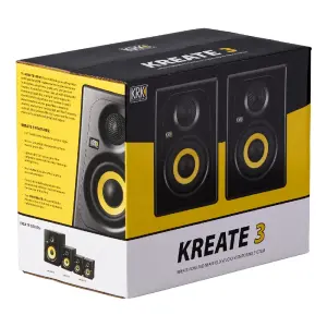 KRK Kreate 3 Bluetooth Aktif Stüdyo Monitörü (Siyah, Çift) - 9