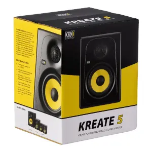 KRK Kreate 5 Bluetooth Aktif Stüdyo Monitörü (Siyah, Tek) - 5