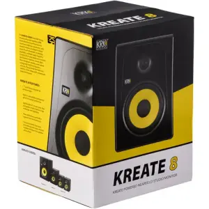 KRK Kreate 8 Aktif Stüdyo Monitörü, Bluetooth Özellikli (Siyah, Tekli) - 5