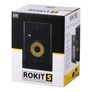 KRK ROKIT 5 G5 5 inç 2-Yollu Aktif Stüdyo Monitörü (Tek, Siyah) - 8
