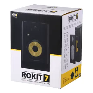 KRK ROKIT 7 G5 7 inç 2-Yollu Aktif Stüdyo Monitörü (Tek, Siyah) - 8