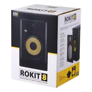 KRK ROKIT 8 G5 8 inç 2-Yollu Aktif Stüdyo Monitörü (Tek, Siyah) - 8