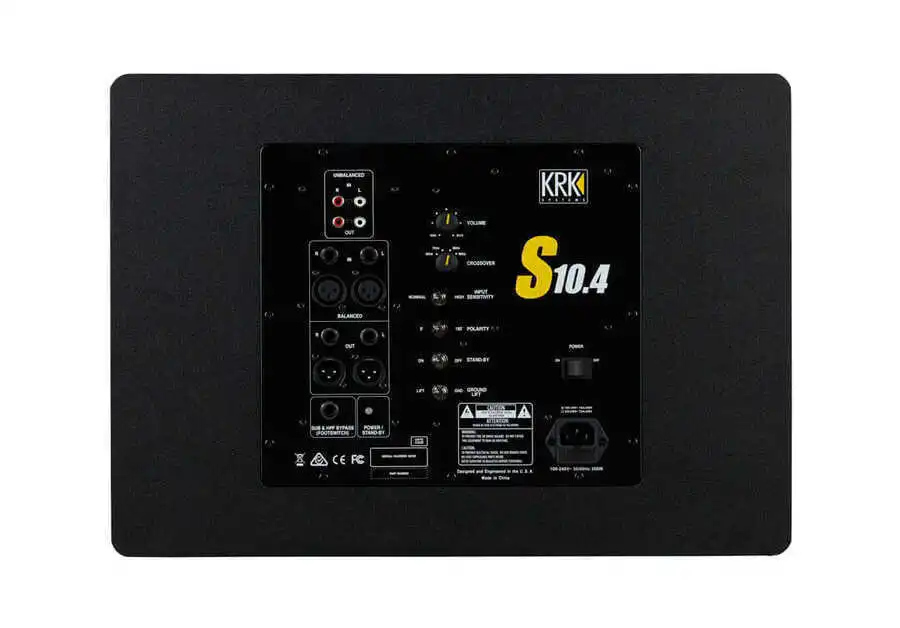 KRK S10.4 10 inch Powered Studio Subwoofer - 3