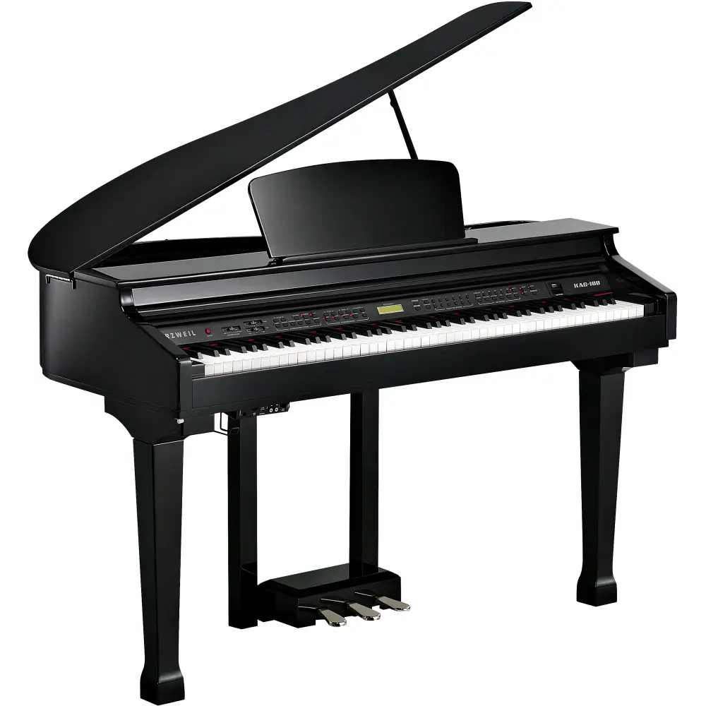 Kurzweil KAG100EP Dijital Kuyruklu Piyano (Parlak Siyah) - 1