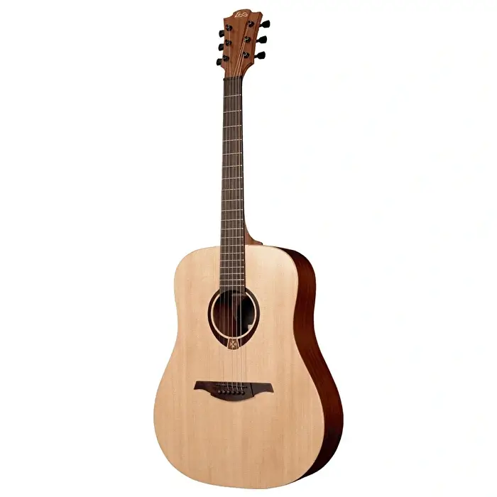 LAG GLA TL70D Tramontane Dreadnought Solak Akustik Gitar - 1