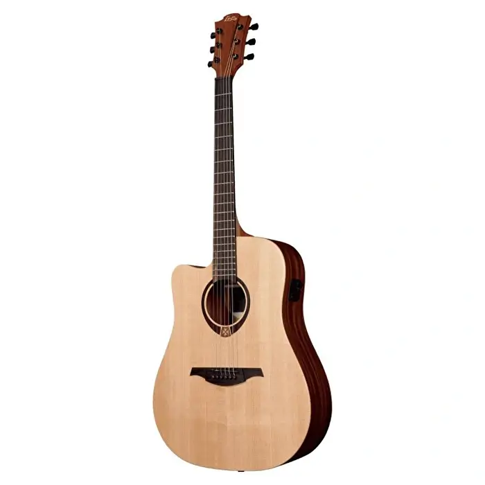 LAG GLA TL70DCE Tramontane Dreadnought Cutaway Solak Elektro Akustik Gitar - 1