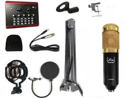 Lea L-2800A Condenser Mikrofon Seti ve L8 Ses Kartı - Lea