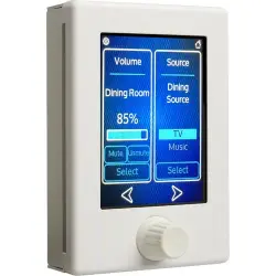 LEA Professional CS TOUCH-WHT Connect Serisi Programlanabilir Dokunmatik Ekranlı Döner Kodlayıcı (Beyaz) - 1