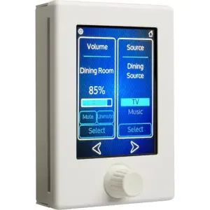 LEA Professional CS TOUCH-WHT Connect Serisi Programlanabilir Dokunmatik Ekranlı Döner Kodlayıcı (Beyaz) - 1