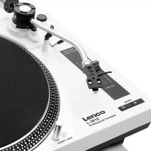 LENCO L-30810WH Turntable - USB, Direct Drive Pikap - 4