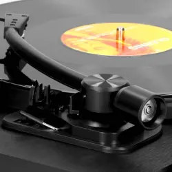 LENCO L-30BK Turntable - MMC Kartuşlu Ahşap, Siyah Pikap - 5