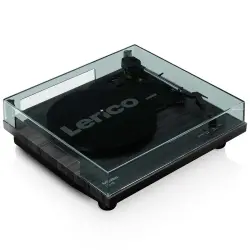 LENCO LS-10BK Turntable - Dahili Hoparlörlü Ahşap Siyah Pikap - 3