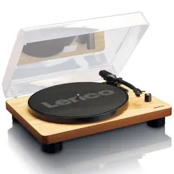 LENCO LS-50WD Turntable - Dahili Hoparlörlü, USB Ahşap Pikap - 2