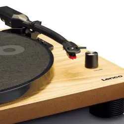 LENCO LS-50WD Turntable - Dahili Hoparlörlü, USB Ahşap Pikap - 4
