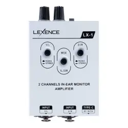 Lexence LX-1 2 Kanallı In-Ear Kulaklık Amfisi (Personal Monitor Amplifier) - 2