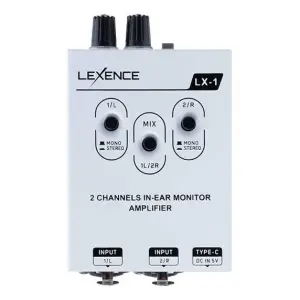 Lexence LX-1 2 Kanallı In-Ear Kulaklık Amfisi (Personal Monitor Amplifier) - 2