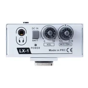 Lexence LX-1 2 Kanallı In-Ear Kulaklık Amfisi (Personal Monitor Amplifier) - 4