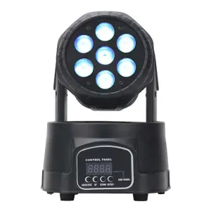 Lexence STRIKE7 80W 7x10W RGBW LED Mini Moving Head Işık - 1