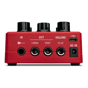 Line 6 POD Express Gitar Amfi ve Efekt İşlemci Pedalı (Kırmızı) - 6