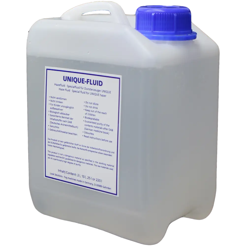 Look Solutions UNIQUE-FLUID 2 LT Hazer Duman Makinesi Likiti - Look Solutions