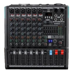 Mächtig GPM1006 6 Kanal 700W 99 DSP Efektli Bluetooth USB Power Mikser - mächtig