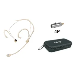 Mächtig HF607C 6mm Uni-Directional Ten Rengi Headset Kafa Mikrofonu (4 Pin Mini XLR) - mächtig