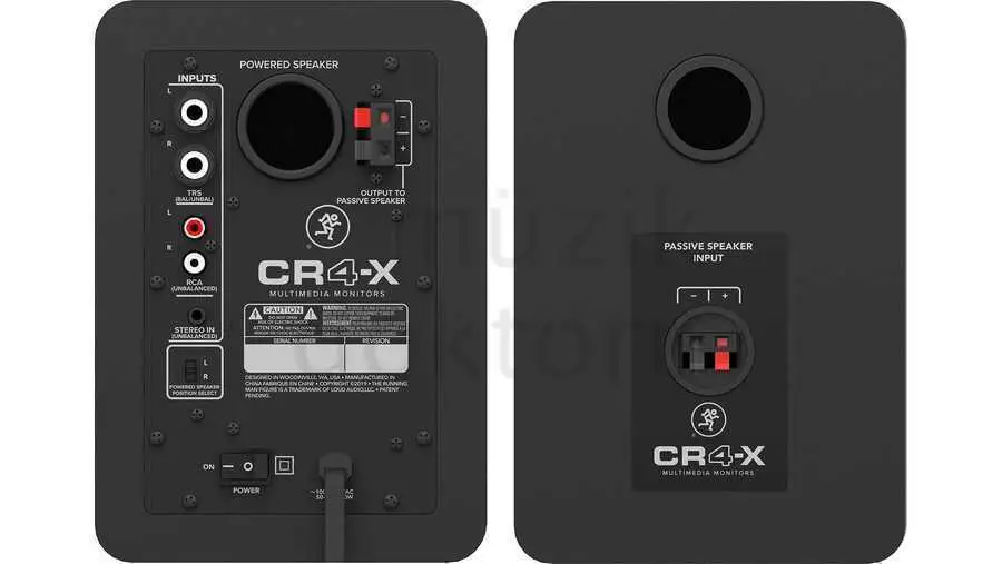 Mackie CR4-X 4 inch Powered Monitors - 4