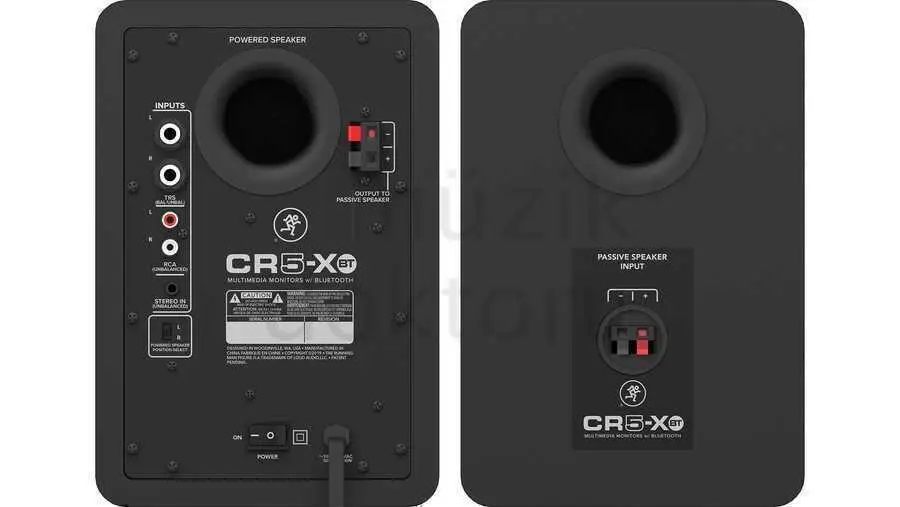 Mackie CR5-XBT 5 Inch Bluetooth Multimedia Stüdyo Monitörü (Çift) - 3