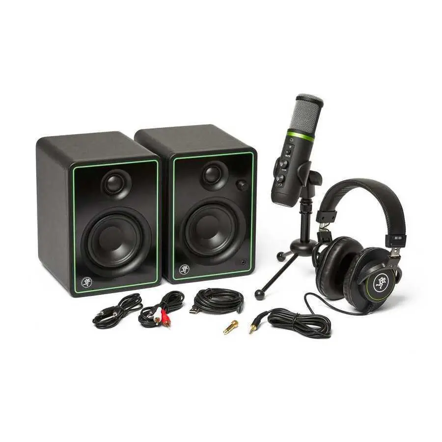 Mackie Creator Bundle With Usb Micophone, Headphones and Monitors - 1