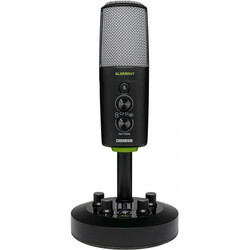 Mackie EleMent Series Chromium Premium USB Condenser Microphone with Built-In 2-Channel Mixer - Mackie