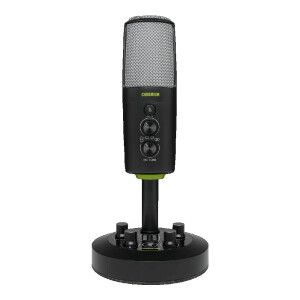 Mackie EleMent Series Chromium Premium USB Condenser Microphone with Built-In 2-Channel Mixer - Mackie
