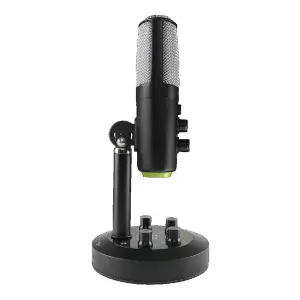 Mackie EleMent Series Chromium Premium USB Condenser Microphone with Built-In 2-Channel Mixer - 5