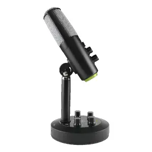 Mackie EleMent Series Chromium Premium USB Condenser Microphone with Built-In 2-Channel Mixer - 6
