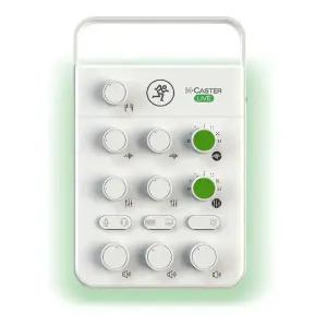 Mackie M•Caster Live Taşınabilir Canlı Yayın Mikseri (Beyaz) - 1